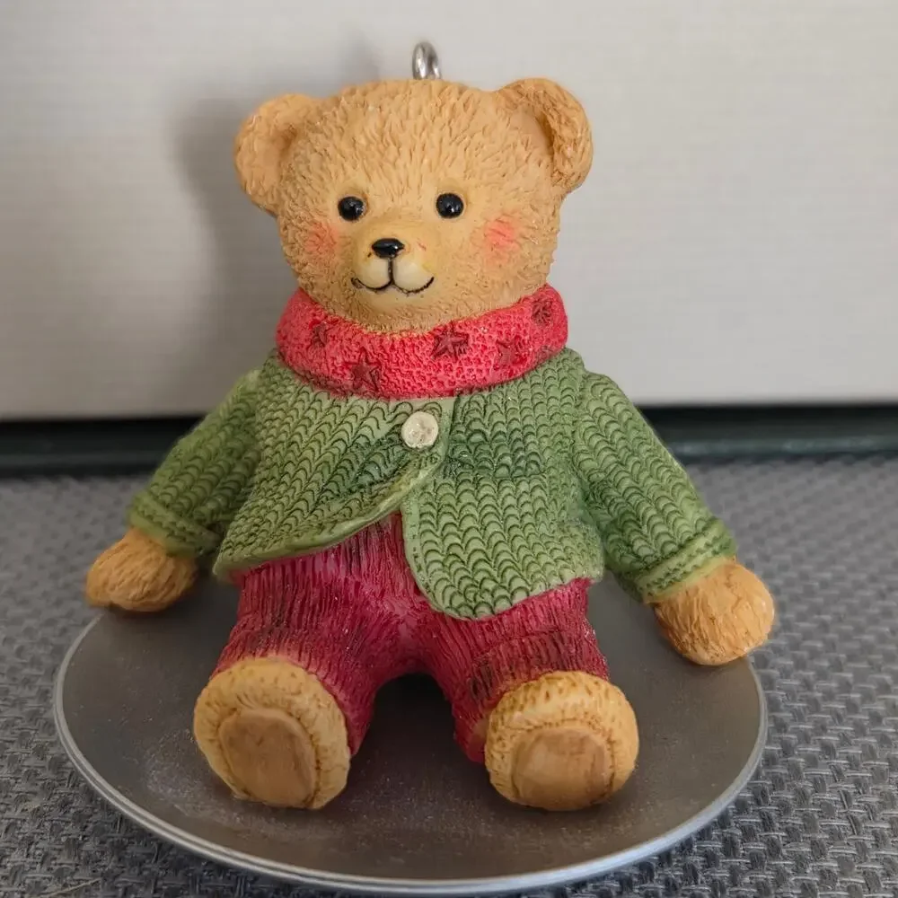 Hallmark Snow Cub Club Gracie Dexter Calvin Wendy Bears Ornaments 2002